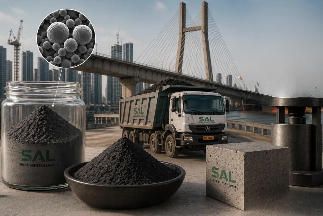 Micro silica sample and high-performance concrete applications