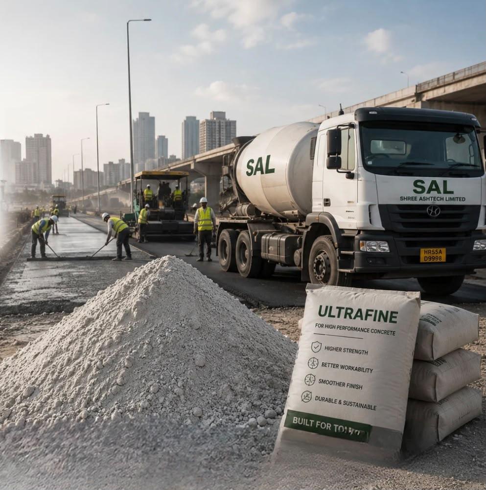 Ultrafine GGBS for high-performance concrete on project sites